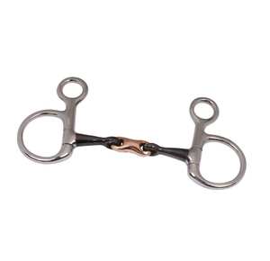 New Arrival Stainless Steel Double Jointed Eggbutt Snaffle <b>Horse</b> Bit with Copper Link made by TARIQ MFG CO - Product Image 1