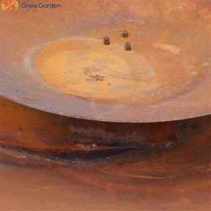 Fuente de Agua con Cuenco de Acero Corten, Diseño Moderno, Resistente a la Intemperie, Tamaños Personalizables para Uso en Interiores/Exteriores - Product Image 6