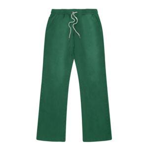 Pantalones Deportivos de Felpa de Algodón con Logotipo Personalizado Bordado de Alta Calidad para Hombre, Diseño Vintage Desteñido al Sol, Lavado Ácido, Talla Grande - Product Image 1