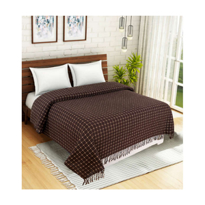Juego de edredón de algodón 100% de nuevo diseño para camas King <span class=keywords><strong>Size</strong></span>, fundas de almohada de lujo y cama doble, estilo tejido moderno para hoteles - Product Image 1