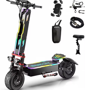 Scooter Eléctrico para Adultos, Marco de Aluminio, Batería de Litio de 12V, Motores Dobles de 5600W/7000W, 12 Velocidades, Velocidad Máxima de hasta 50/55 MPH - Product Image 1