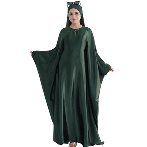 Abaya élégante pour femmes, manches longues, confortable, automne-hiver, couleurs unies personnalisées, respirante, extensible dans les quatre sens, légère - Product Image 6