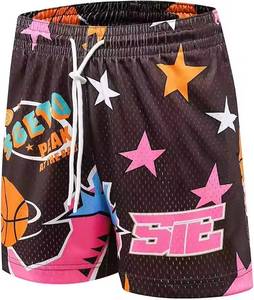 2025 dernière conception OEM personnalisé 100% coton hommes décontracté sport Shorts 3D bouffée impression Streetwear brodé 3D bouffée impression - Product Image 1