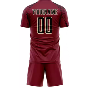 เสื้อฟุตบอลผ้าโพลีเอสเตอร์พิมพ์ลายแบบระเหิด100% สินค้ามาใหม่ชุดทีมคุณภาพสูงสั่งทำได้ - Product Image 3