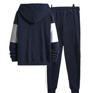 Sudadera con capucha de punto de fabricante, ropa deportiva, ropa para correr, ropa de diseñador con estampado personalizado, logotipo de Color, conjuntos de chándal informales para hombres - Product Image 4