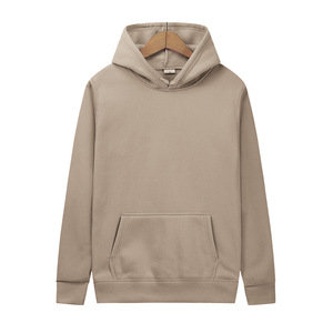 OEM personalizado comercio liso sudadera hombres y mujeres color sólido sudadera impresa Sudadera con capucha suelta casual Sudadera con capucha - Product Image 3