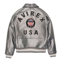Nouvelles vestes Avirex en cuir de vachette véritable, coupe-vent, élégantes et de haute qualité, col montant – Sur mesure, pour l'extérieur, best-seller, style urbain