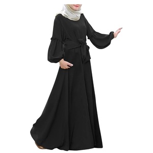 Vêtements islamiques en vente chaude, robe musulmane décontractée, abaya ouverte pour femmes avec votre logo personnalisé - Product Image 5