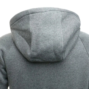 2025 sudaderas con capucha transpirables con cremallera de peso pesado para hombres, sudaderas con capucha de secado rápido y material de algodón desgastado para OEM - Product Image 4