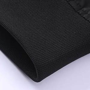 Chaqueta de bombardero de invierno ajustada para hombre hecha a medida 2025 estilo informal de alta calidad con cremallera en el cuello levantado - Product Image 6