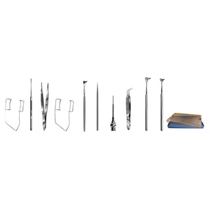 Surtechs Kit de Instrumentos de Eliminación de Cuerpo Extraño Ocular, Instrumentos de Cirugía Oftálmica de Acero Inoxidable Alemán - Product Image 2