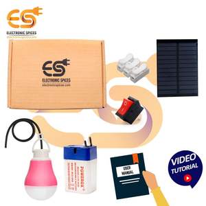 Mini Kit de bombilla solar recargable Diy con video tutorial y manual de usuario - Product Image 1
