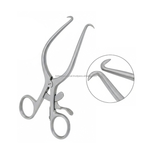 Retractor de sujeción automática Gelpi, manual, de acero inoxidable, juego individual, autoclavable, con bloqueo de trinquete, herramienta ortopédica y neurológica para columna vertebral - Product Image 1