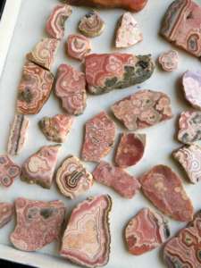 Offres Spéciales Dalles de pierre de guérison en cristal de tranche de rhodochrosite rose naturel de haute qualité pour cadeau de cristal de méditation - Product Image 4