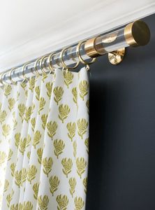 Support de rideau en acrylique cristal pour support de tringle à rideau de qualité supérieure avec matériau de haute clarté idéal pour les mises à niveau de la maison élégante - Product Image 2