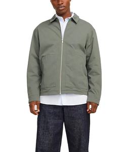 Veste de travail pour hommes, veste Dickie personnalisée en coton lourd doublé, veste utilitaire en toile avec fermeture éclair pour hommes - Product Image 6