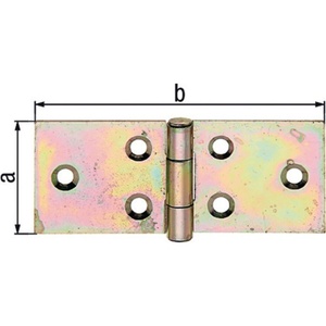 GAH Pack Size 10-Stainless Steel <b>Table</b> <b>Hinge</b> 121mm Height 35mm Width 1.5mm Thickness for <b>Table</b> Decorations & Accessories - Product Image 1