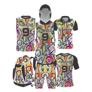 Logo d'équipe personnalisé OEM Vintage 100% Polyester sublimation brodé homme sans manches 7v7 uniformes de football - Product Image 1