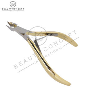 Golden Cuticle Nippers with Two Springs 7 mm Cuticle Cutter Cuticle Nippers Stainless Steel with Sharp and Smooth Cut - Product Image 5