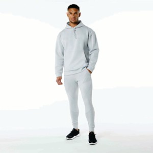 Sudadera con Capucha y Cremallera Extra Grande de Felpa Técnica de 500 GSM para Hombre, Personalizada al por Mayor, con Parches de Algodón, Chándales, Logotipo Bordado, Invierno - Product Image 2