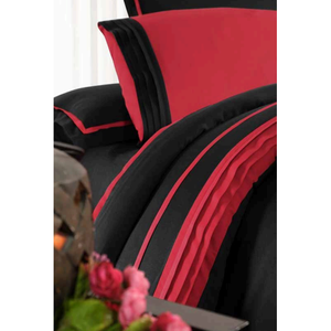 Juego de Ropa de Cama de Lujo de 6 Piezas, Tamaño King, Algodón Satinado, con Bordado Floral, Incluye Funda Nórdica, Sábana Ajustable y Fundas de Almohada para Uso Doméstico - Product Image 5