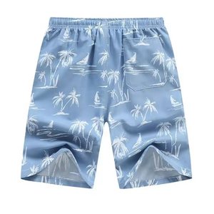 Shorts de Playa para Hombre de Secado Rápido y Transpirables con Logotipo Personalizado Bordado, Servicio OEM, Patrón Sólido, Tela de Poliéster - Product Image 2