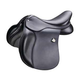 Selle de cheval en cuir pleine fleur de luxe, selle d'équitation western durable, équipement équestre professionnel pour l'entraînement et la course - Product Image 3