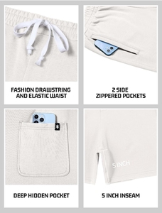 Pantalones cortos deportivos para hombre, ropa deportiva para correr, gimnasio, pantalones cortos de entrenamiento, logotipo personalizado en blanco, 2 en 1, pantalones cortos deportivos para hombre 2025 - Product Image 3
