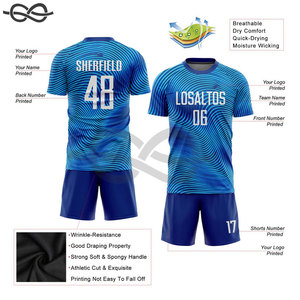 Personnaliser Vêtements de Football de Haute Qualité à Bas quantité minimale de commande France, Maillots de Football Uniforme Football T Shirt Entièrement Sublimé - Product Image 2