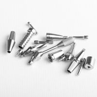 Tornillo de pilar de implante dental compatible con Osstem CT/CTV, Ti-6Al-4V ELI, hexagonal de 1.25 mm