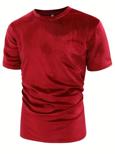 T-shirts d'été à manches courtes pour hommes, rouge, noir, design de la ligne 100% Stock, vêtements en vrac, mélange de vêtements en balle, vêtements d'occasion - Product Image 6