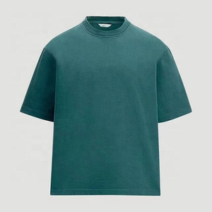 Camiseta personalizada de algodón 2025 Heavyweight 100% al por mayor, Polo liso con hombros caídos, impresión de alta calidad personalizable - Product Image 5