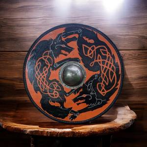 Auténtico escudo Loth último diseño medieval hecho a mano cuchillos vikingos acero de alto carbono mejor fabricante OEM grado personalizable - Product Image 3