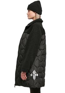 2025 Top Nueva venta Chaqueta de invierno 100% Poliéster Transpirable Impreso Cremallera Chaqueta acolchada Logotipo personalizado Servicio OEM - Product Image 5