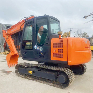 Excavadora Usada Hitachi ZX70-5G Original de Japón, de 7 Toneladas, con Orugas Hidráulicas, en Venta - Product Image 2