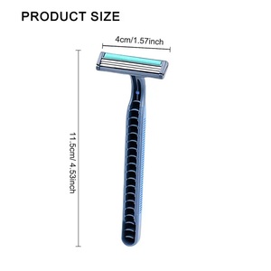 Geeleete G-926 24 unità del sistema rasoio monouso a tripla lama rasoio con manico in plastica per il viso e uso Bikini