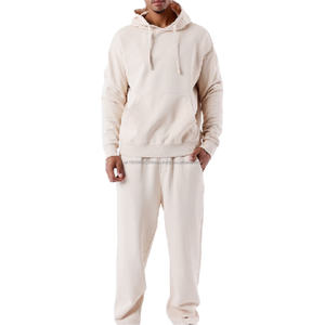 ชุดวอร์มแบบเรียบง่ายคุณภาพดี ชุดวอร์มแบบสวมหัวสำหรับผู้ชาย ชุดวอร์มผ้าฝ้ายสำหรับผู้ชาย สินค้ามาใหม่ สไตล์สตรีทแวร์ - Product Image 1