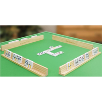 Nouveauté - Jeu de dominos moderne en laine éco-responsable Prisma Design modèle PWG 105 - Plateau de jeu de haute qualité fabriqué à la main