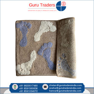 Experts in Selling Machine Made <b>Non</b>-<b>Slip</b> Water Absorbent 100% Cotton Material Design <b>Bath</b> <b>Mat</b> Available with Custom Size & Color - Product Image 2