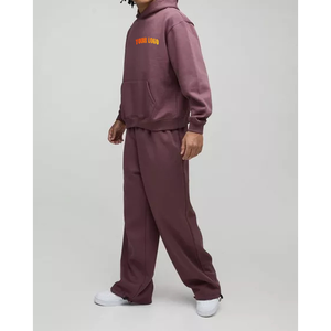 Sudadera con Capucha para Hombre, Estilo Holgado, Tejido Grueso de Algodón 100%, Bordado Personalizado, Precio al por Mayor - Product Image 4