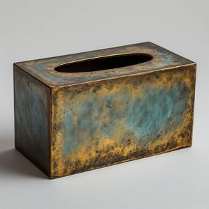 Caja de Pañuelos Rectangular Contemporánea Multifuncional, Estructura Metálica Duradera, Tamaño y Color Personalizables, Diseño que Complementa lo Moderno - Product Image 3