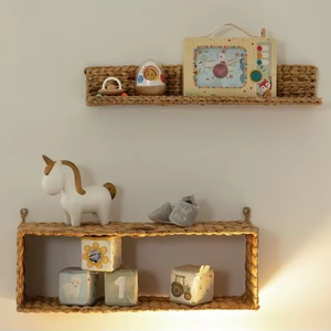 Estante rectangular decorado con jacinto de agua hecho en Vietnam material ecológico utilizado para la decoración del hogar al por mayor - Product Image 4