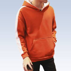 Sweat-shirt unisexe en polaire d'hiver de haute qualité, personnalisable avec logo imprimé, 50% polyester, 50% coton, uni, rayé, tendance - Product Image 4