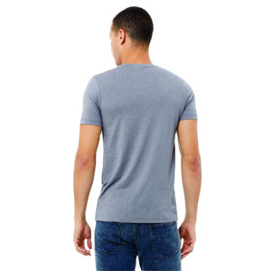 Vente en gros T-shirt coupe en boîte respirant vierge goutte épaule 260gsm Vintage col montant anti-rides T-shirt coupe boîte - Product Image 2