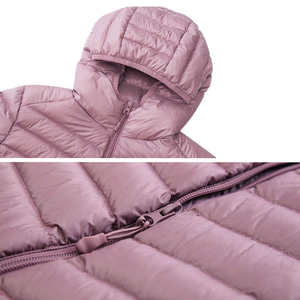 แจ็กเก็ตขนเป็ดสำหรับผู้หญิงระบายอากาศได้ดีเสื้อแจ็คเก็ตขนเป็ดดีไซน์ใหม่สำหรับฤดูหนาว - Product Image 6