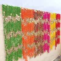 Guirlandes décoratives à pompons style bohème – Magnifiques guirlandes pour la décoration intérieure et les événements, avec un attrait joyeux, en promotion