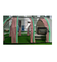 Casa Burbuja Transparente en Forma de Estrella para Uso en Hoteles y Entretenimiento al Aire Libre, Material de Polipropileno, Instalación Rápida, Garantía de 3 Años