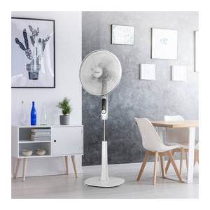 Ventilador de Pedestal TIFON 60W AR5PR40PR2 de Doble Aspa y 40cm con 10 Aspas, Blanco, Ventiladores de Torre y Pedestal - Product Image 3