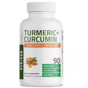 Capsules de curcuma et de curcumine Daily Dose avec un mélange de plantes naturelles à haute concentration pour l'équilibre quotidien, l'énergie et la luminosité intérieure - Product Image 1