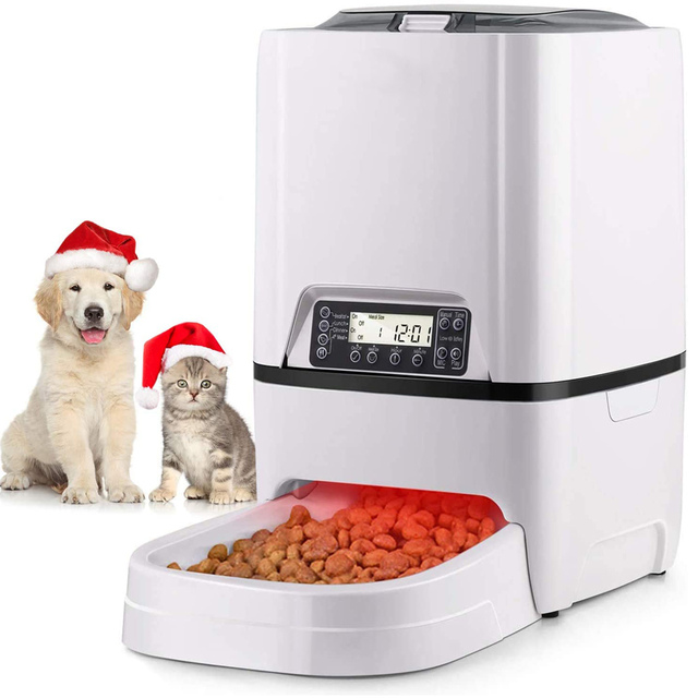 Automatic Smart Pet Feeder for Cats and Dogs with Detachable Design 6L Intelligent Feeding Machine